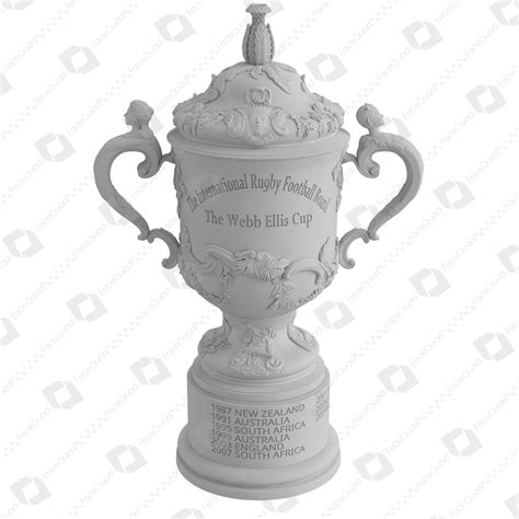 The Webb Ellis Cup Trophy 3D Model | FaceQuad