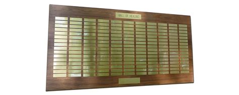 Classic Engraving - Large Custom Perpetual Plaques & Donor / Memorial Walls