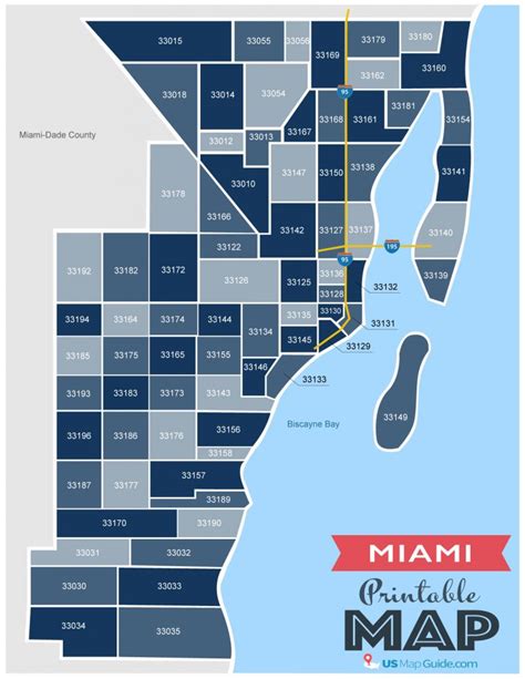 Miami FL Zip Code Map [Updated 2022]