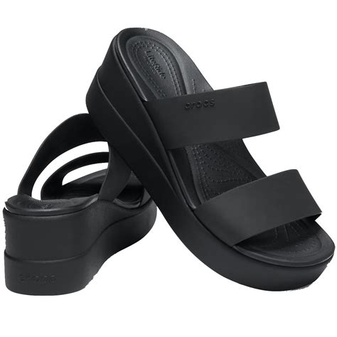 Crocs Brooklyn Mid Wedge Women's Shoes Wedges Heel Sandals LiteRide ...