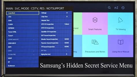 How to get access to Samsung smart TV Service Menu. How to perform ...