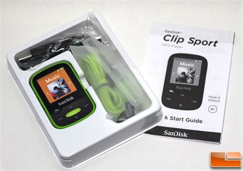 SanDisk Clip Sport MP3 Player Review - Page 2 of 3 - Legit Reviews