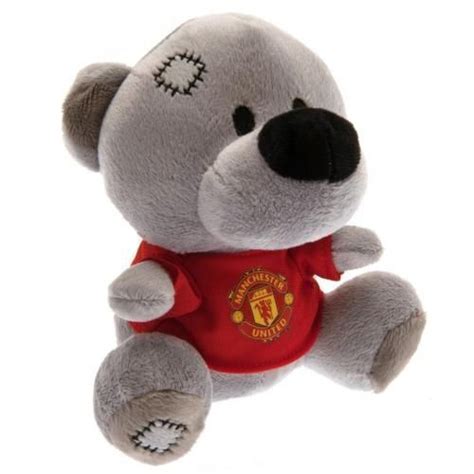 Manchester Utd F.C. - plush bear - soft to touch - stitched features ...