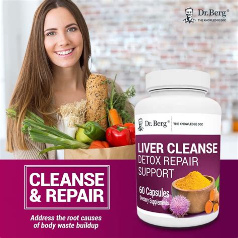 Dr. Berg's Liver Cleanse Detox & Repair Capsules - Liver Support ...