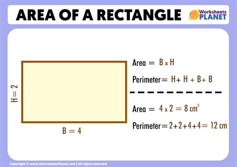 Area of a Rectangle (Formula + Example)