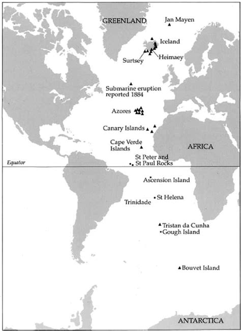 6 Volcanoes and volcanic islands of the Atlantic Ocean. The ...