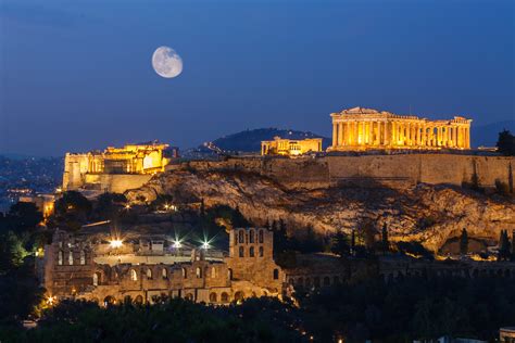 Athens by night