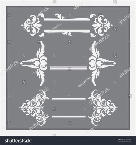 Frames For Text Decoration In Vector. - 516117538 : Shutterstock