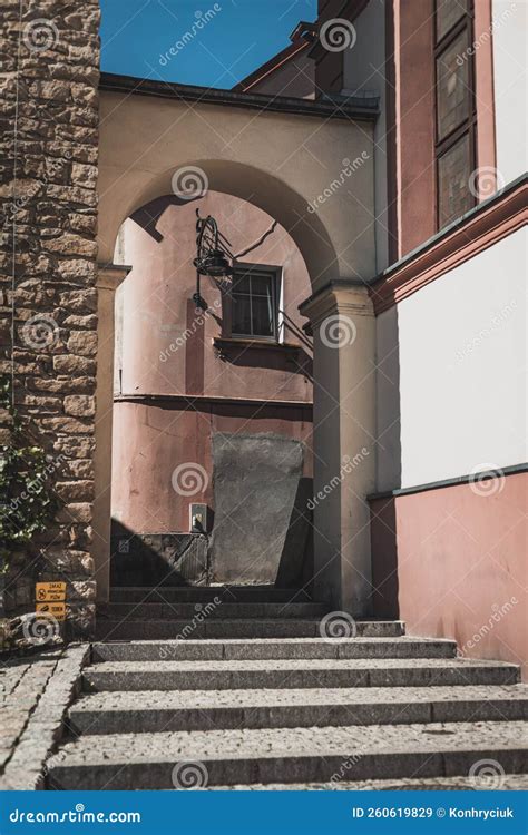 Old City Architecture with Arch Stock Image - Image of summer, brick ...