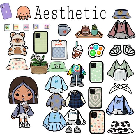 Tocaboca & similar hashtags, aesthetic toca boca characters HD phone ...