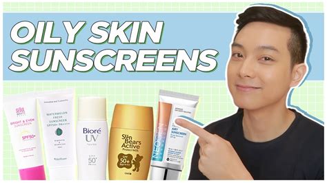 Best SUNSCREENS for OILY SKIN! ☀️ MATTE or FAST ABSORBING + AFFORDABLE ...