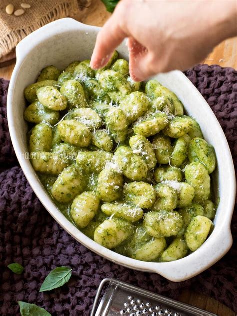 Pesto Gnocchi (Super Creamy & Easy to Make!) : Italian Recipe Book