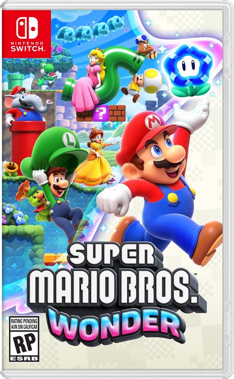 Super Mario Bros. Wonder boxart, screenshots