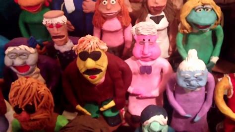 Home made clay Muppets! Custom hand made muppet action figures/ display ...