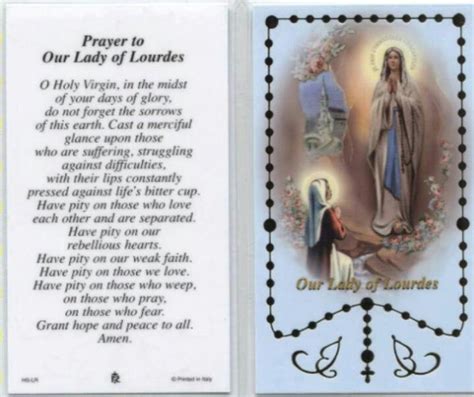 Prayers, Our lady of lourdes, Prayers for healing