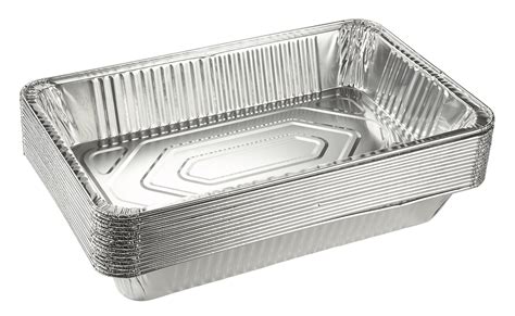 Aluminum Foil Pans - 15-Piece Full-Size Deep Disposable Steam Table ...