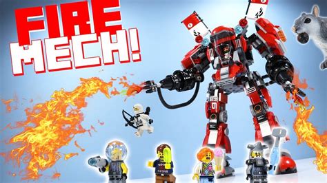 LEGO The Ninjago Movie Fire Mech Kai's Set Speed Build Review 70615 ...