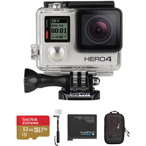 GoPro HERO4 Silver Beginners Kit B&H Photo Video