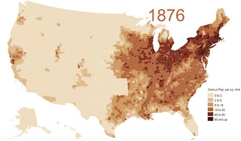 Population Density Us Map