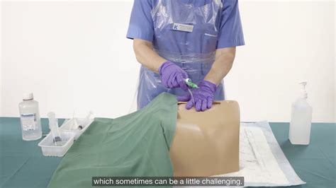 Change of a suprapubic catheter - YouTube