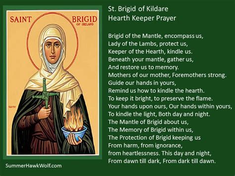 St. Brigid of Kildare Feast Day February 1st. Her name, feast day ...