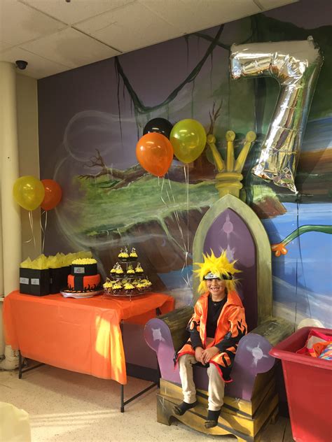 Naruto 6th Hokage Birthday Party | Festa naruto, Festa, Ideias festa