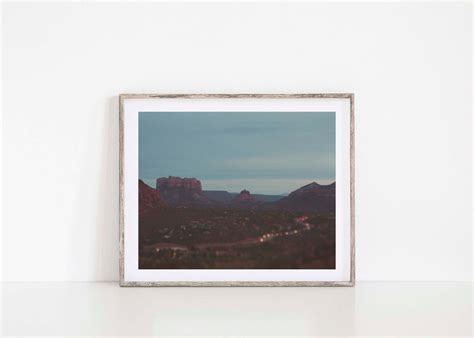 Sedona Wall Art, Arizona Photography, Southwest Nursery Art, Night ...