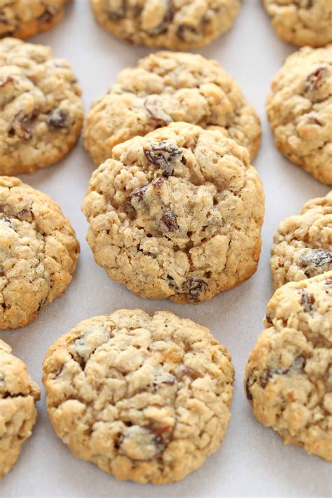 Soft and Chewy Oatmeal Raisin Cookies