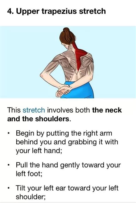 Trapezius stretching exercise - Mobile Physiotherapy Clinic