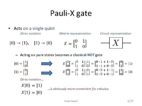 Quantum Computers Gates circuits and programming Quantum gates