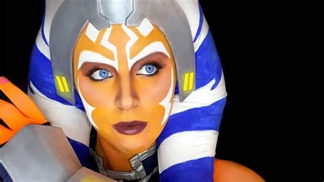 Ahsoka Tano Cosplay Makeup Tutorial | Star Wars: The Clone Wars S7 ...