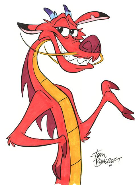 Disney Character, Mushu - Disney Fan Art (36945605) - Fanpop