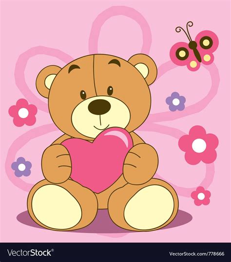 cartoon teddy bear character. Download a Free Preview or High Quality ...