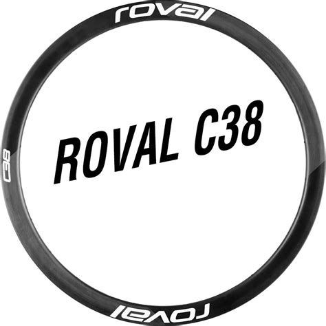 Roval C38 DISC Brake Wheel Sticker for two Carbon Wheels, Road Bike ...