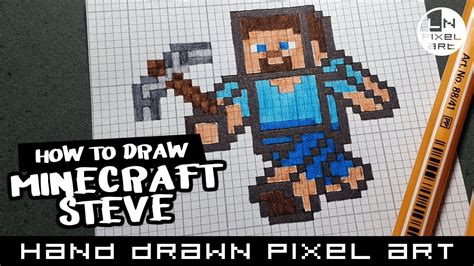 Minecraft Steve Pixel Art Template