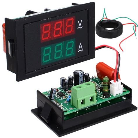 Dual Display AC200 450V/1 200A Digital Volt Amp Meter Voltage Meter ...