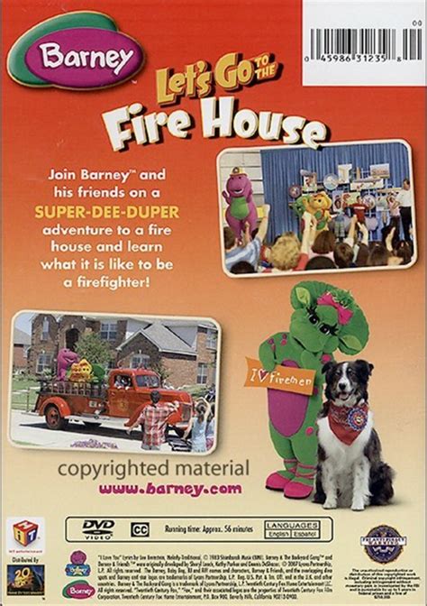 Barney: Let's Go To The Fire House (DVD 2007) | DVD Empire