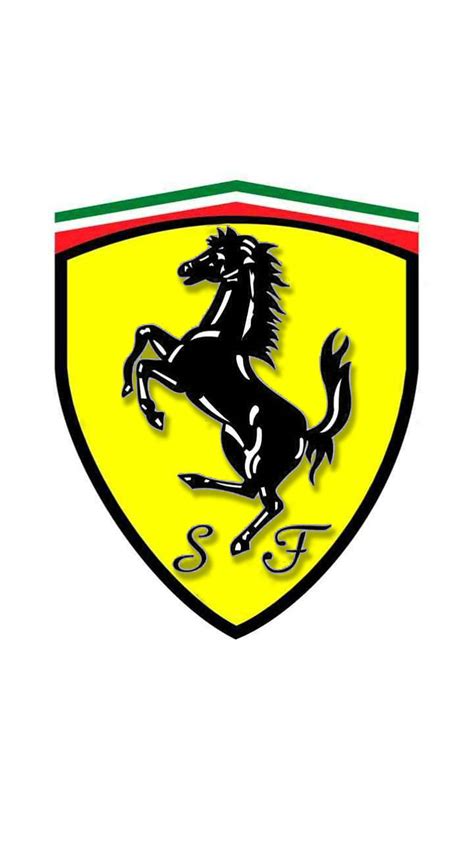 Ferrari logo, clean, ferrari, logo, plain, HD phone wallpaper | Peakpx