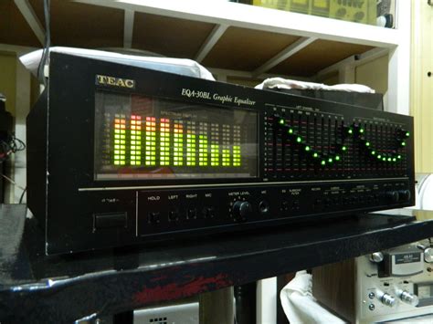 TEAC EQA 30BL 10 band Stereo Graphic Equalizer Spectrum Analyzer | Best ...