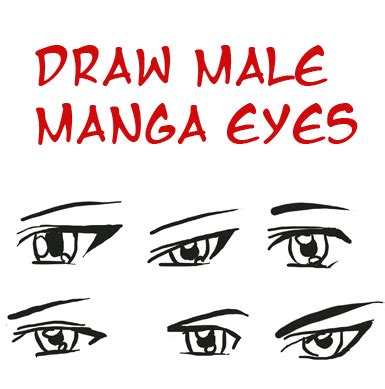 How To Draw Male Manga Eyes - Manga