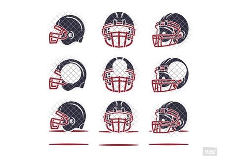 Football Helmet SVG in SVG/DXF/EPS/JPG/PNG • OhMyCuttables