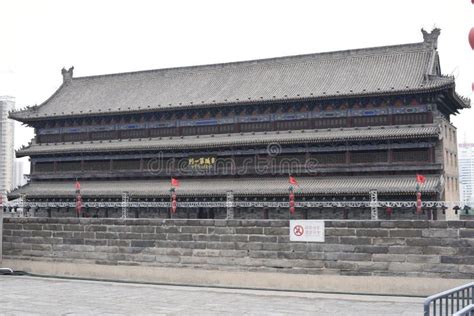 Xi`an City Wall stock image. Image of watchtower, province - 174674795