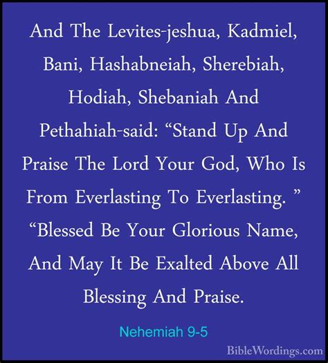 Nehemiah 9 - Holy Bible English - BibleWordings.com