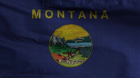 Montana State Flag Loop Background 4K 23192857 Stock Video at Vecteezy