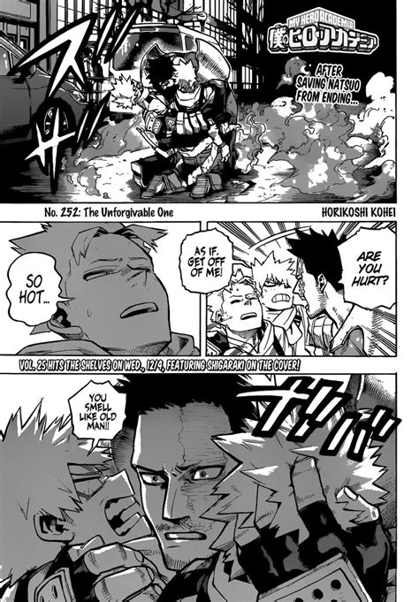 Read Manga MY HERO ACADEMIA - Chapter 252 - The Unforgivable One