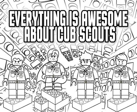 Free Cub Scout Coloring Pages - Coloring Home