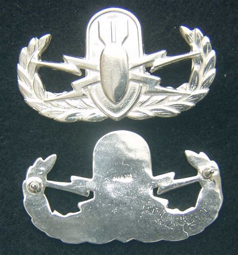 Basic EOD Badge Sterling Silver | North Bay Listings