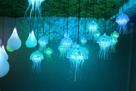 Plaza Night Lamp Jellyfish Rgb Colors Changing For Event Wedding ...