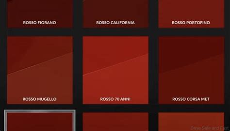 Learn About The Many Shades Of 'Ferrari Red' Right Here