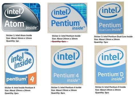 Intel Pentium 4 M Logo